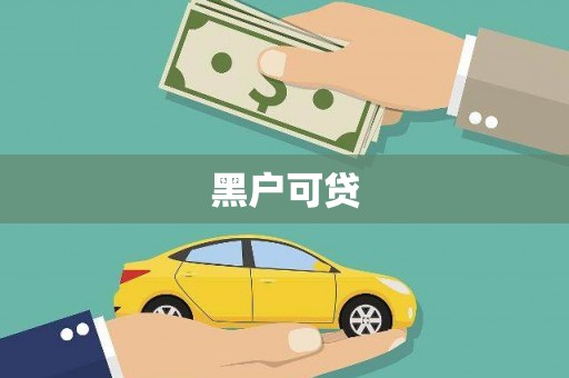 葫芦岛黑户可贷