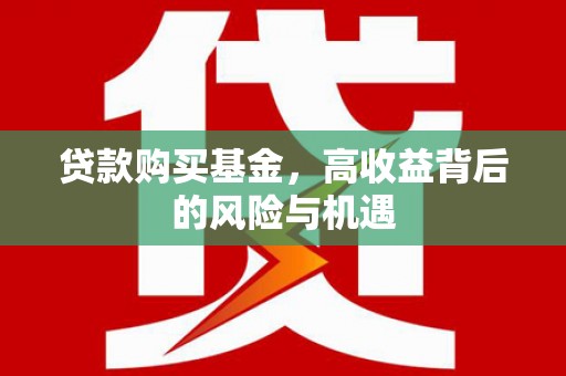 葫芦岛贷款购买基金，高收益背后的风险与机遇